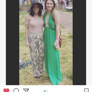 ASOS Halter jumpsuit 💚WORN ONCE!